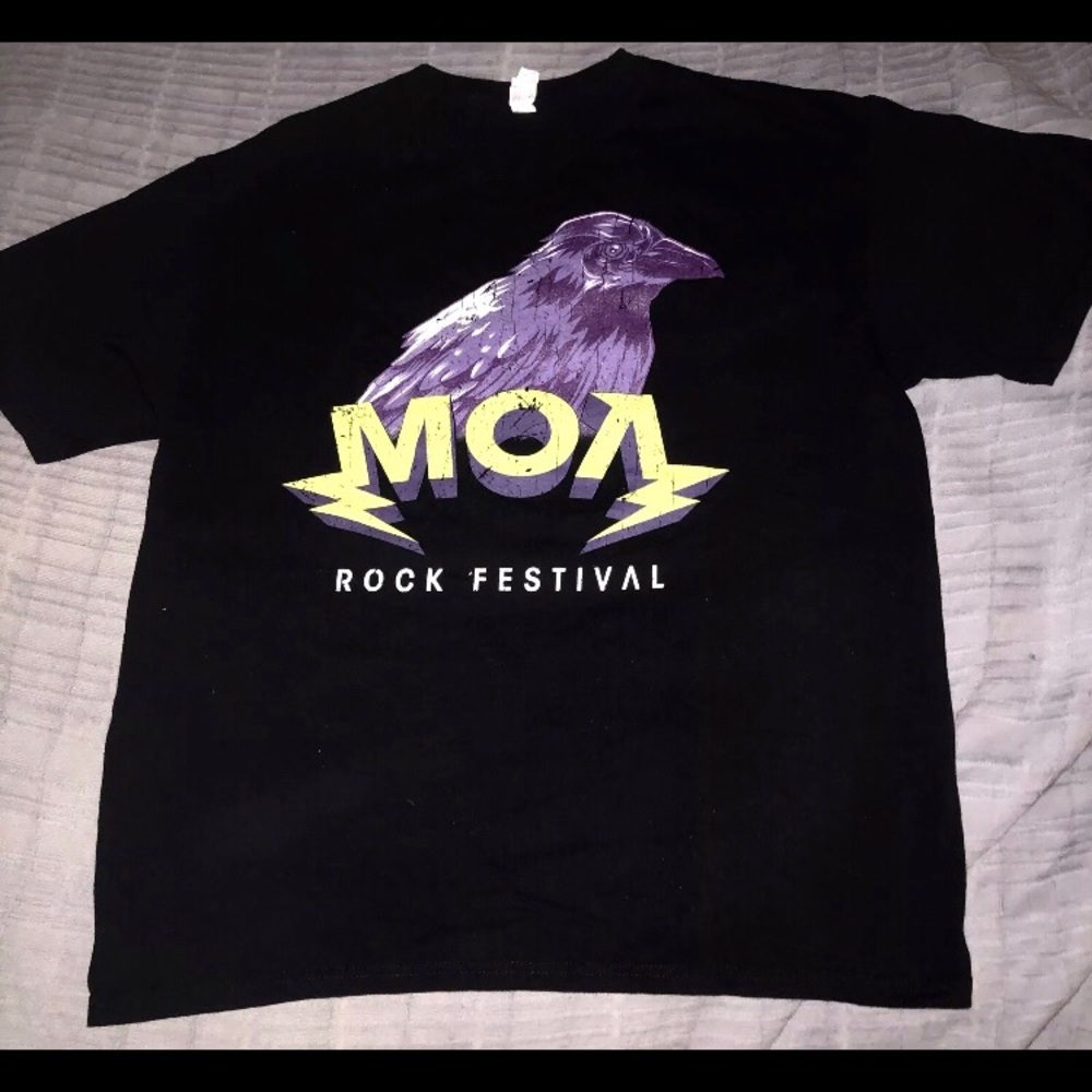 Mother Of All Rock Festival Tshirt Mens Sz L 2018 in Mexico MOA Cruise RAVEN NEW